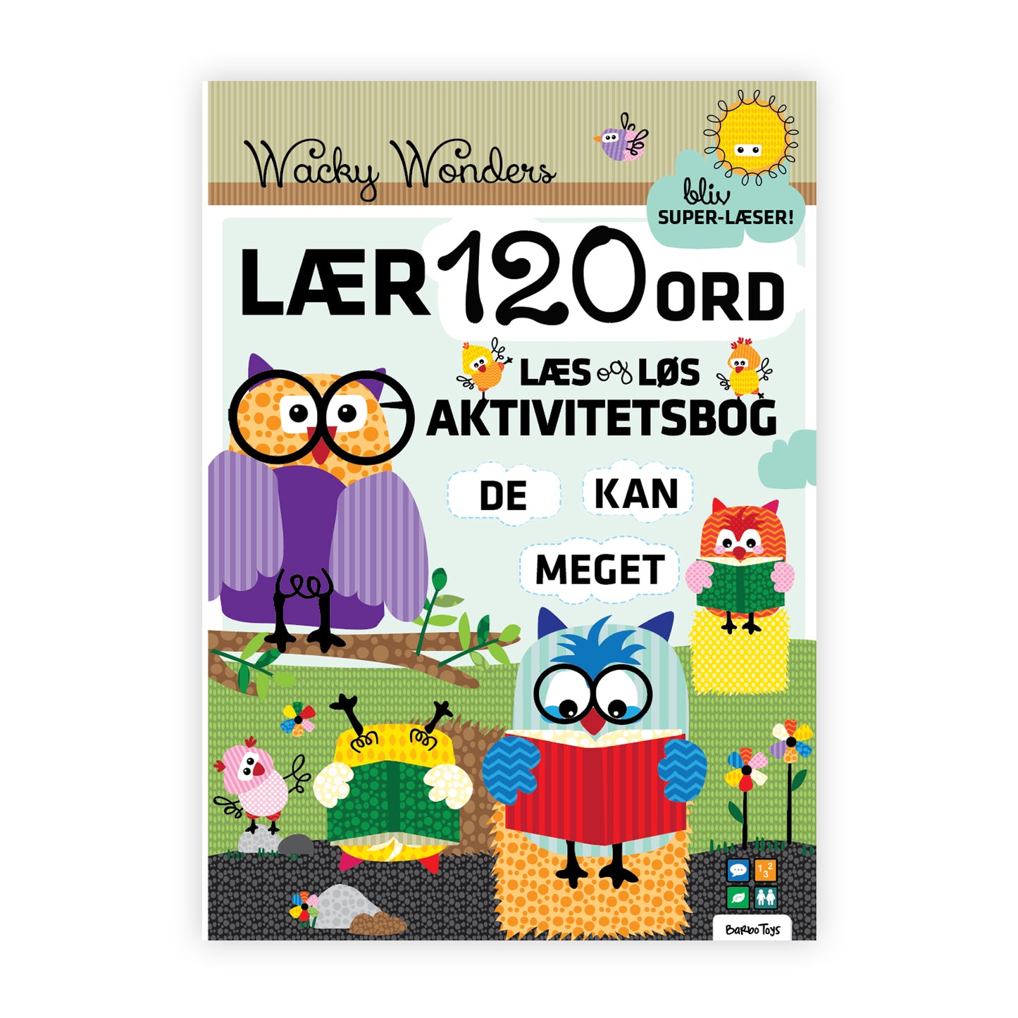 Wacky Wonders - Activitets book w 120 words + stickers