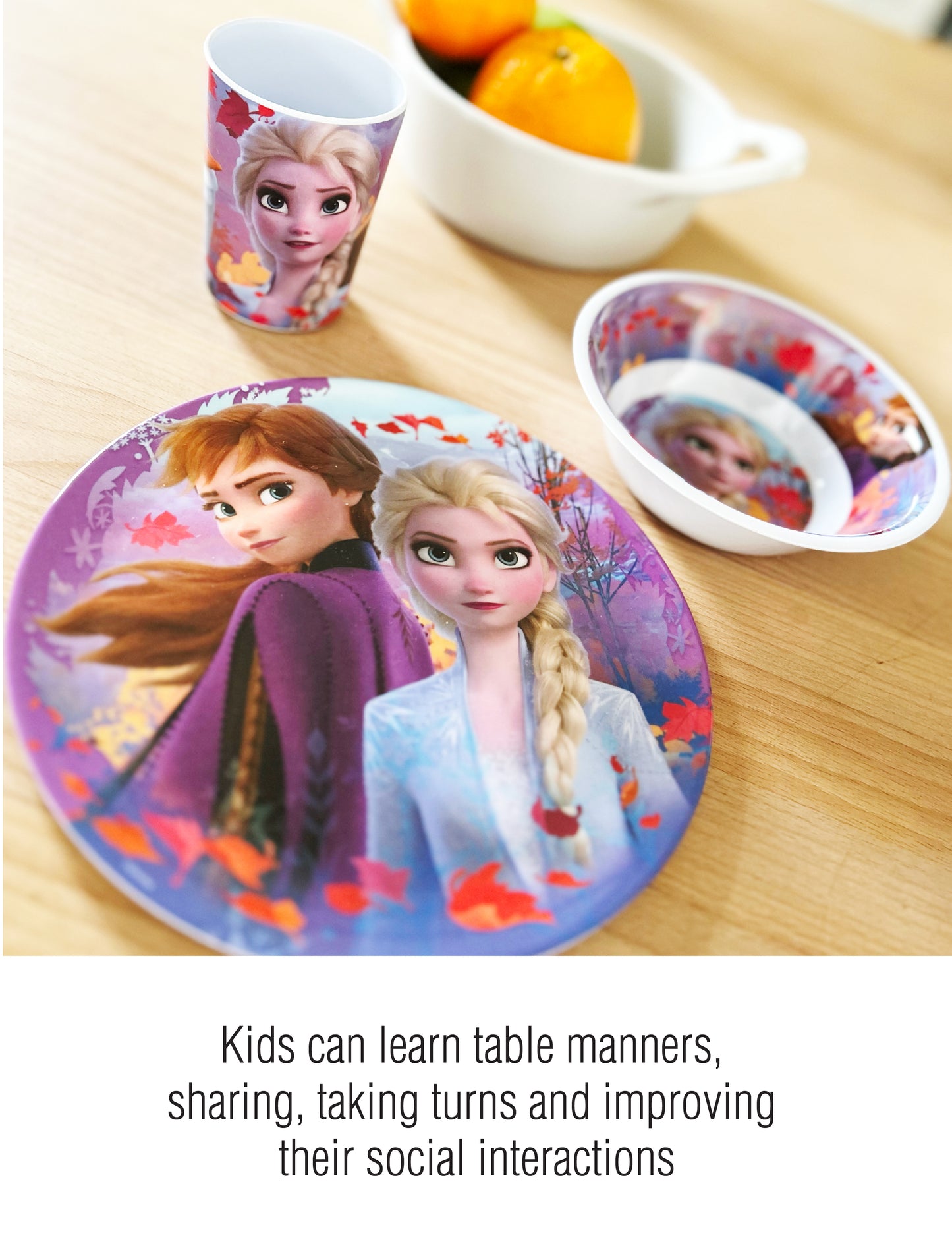 Frozen 3 pcs Melamine Set