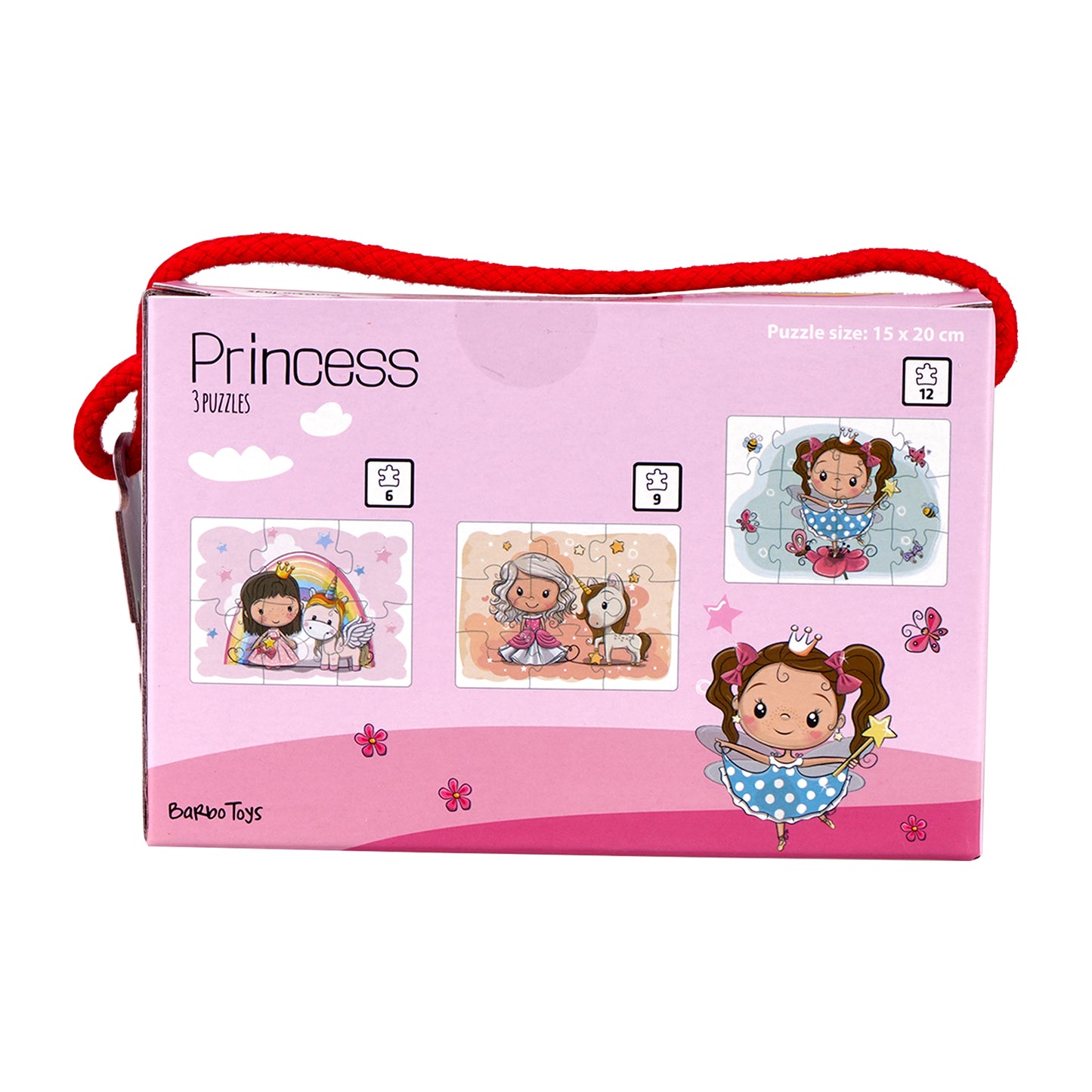 Lillie & Ellie - 3 Puslespil - Prinsesse