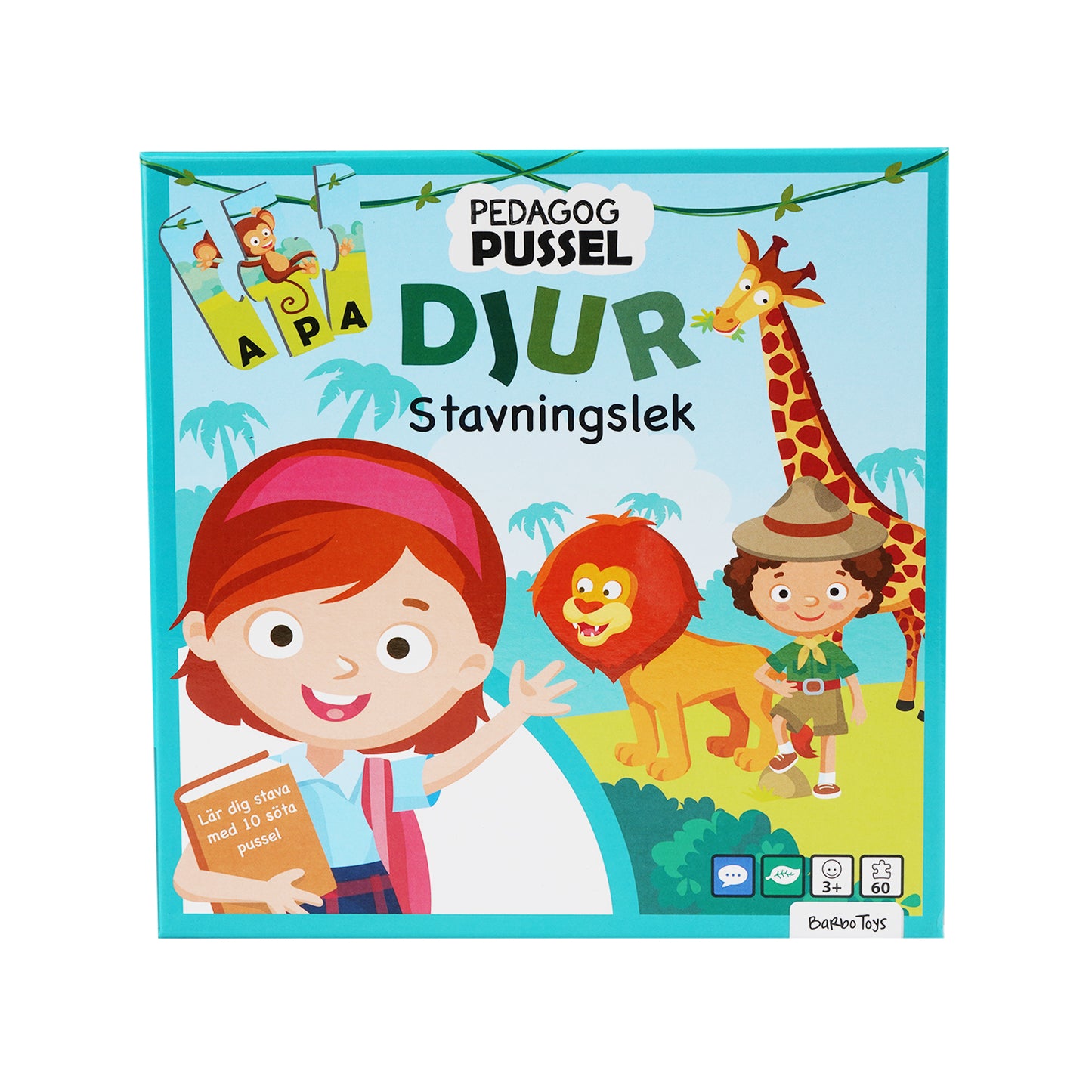 Pedagog Pussel - Djur Stavningslek SE