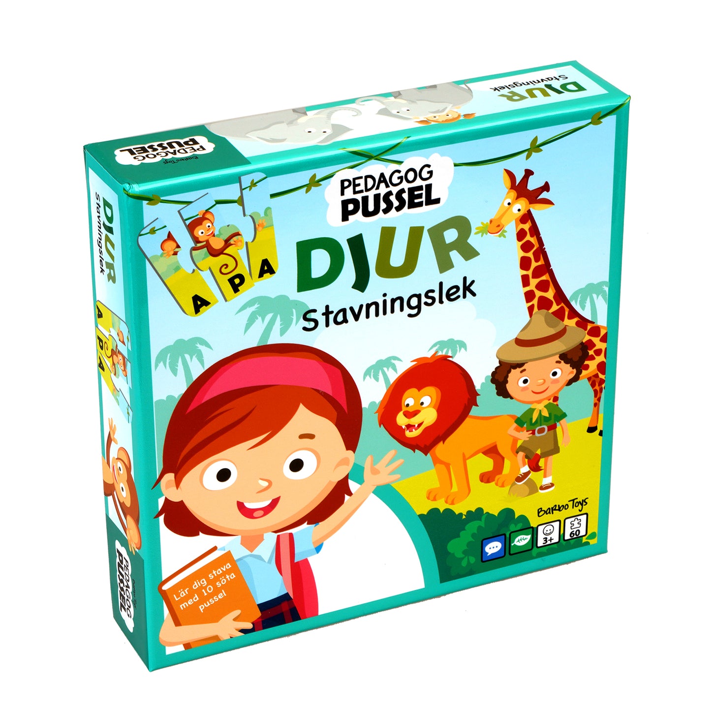 Pedagog Pussel - Djur Stavningslek SE