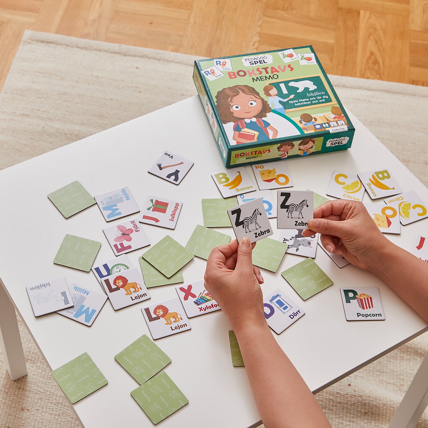 Pedagog Spel - Bokstavs Memo SE