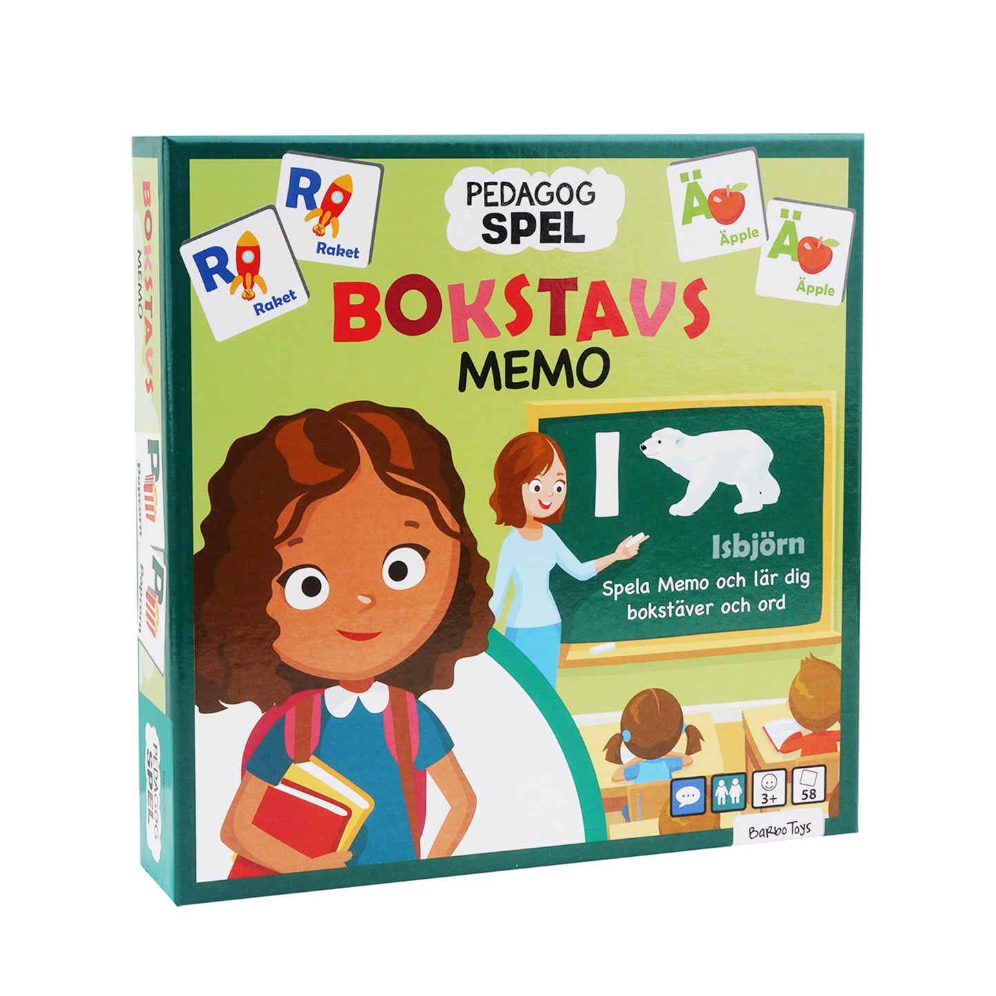 Pedagog Spel - Bokstavs Memo SE