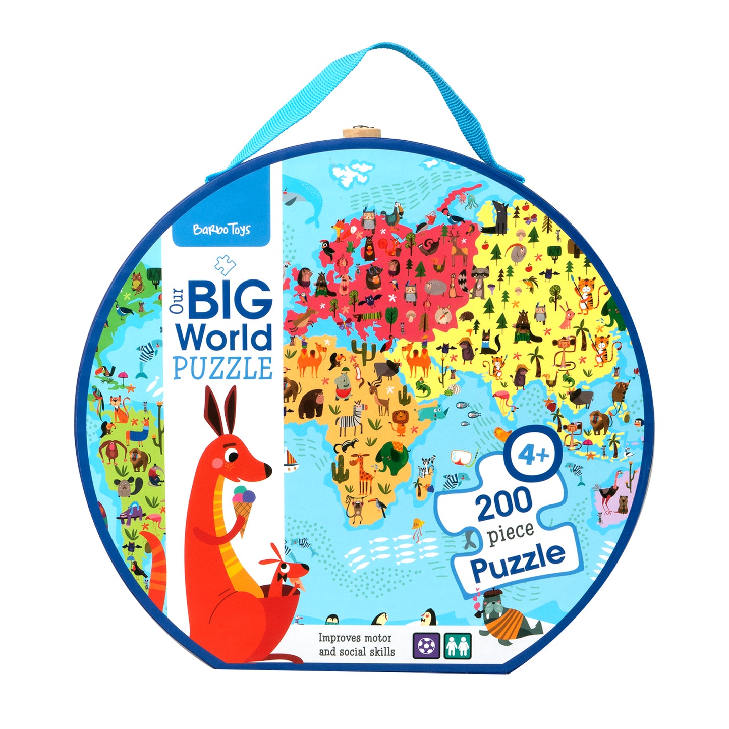 Our Big World Suitcase - Verdens Puslespil
