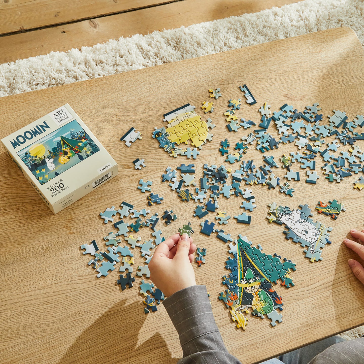 Moomin Art Puzzle - 200 pcs -Blue