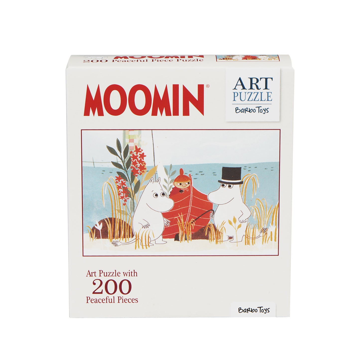 Mumi Art Puslespil - 200 brikker-Rød
