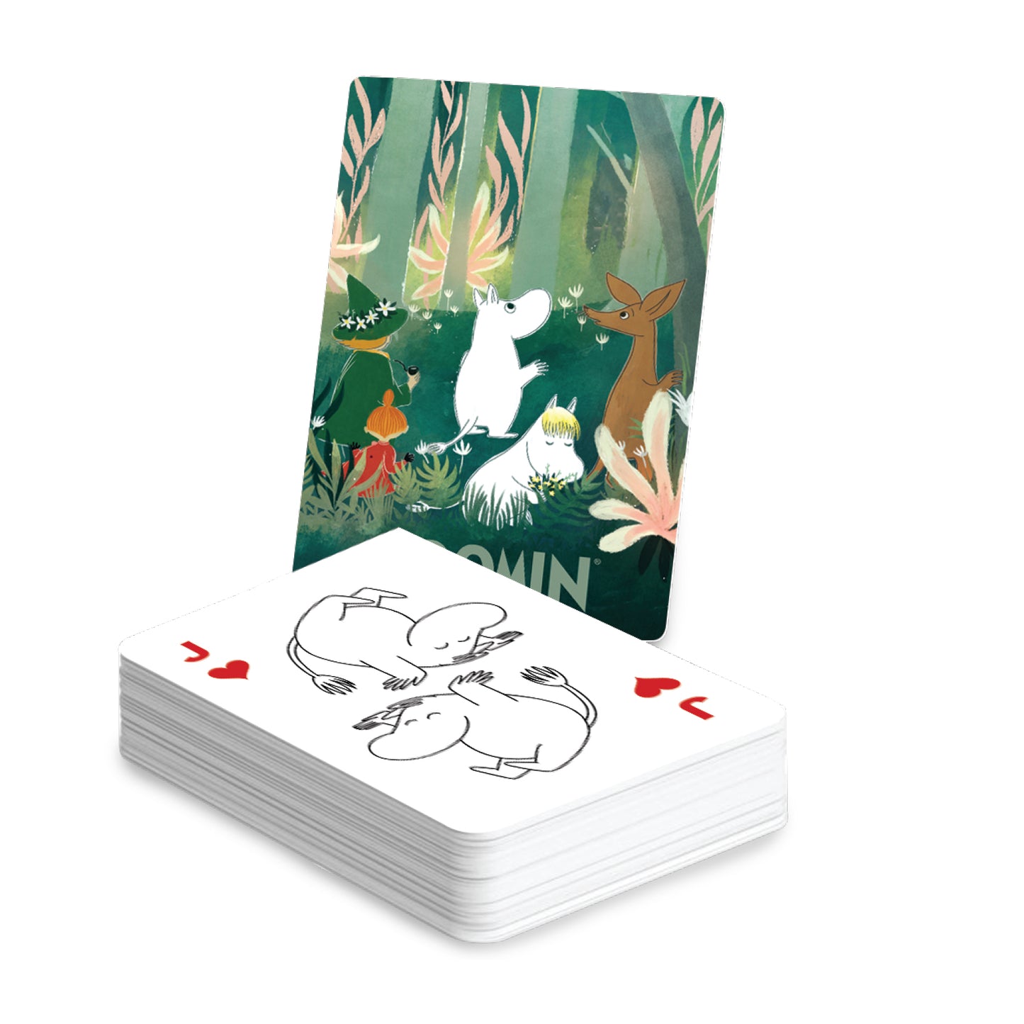 Moomin Playing Cards - Tin - Forest