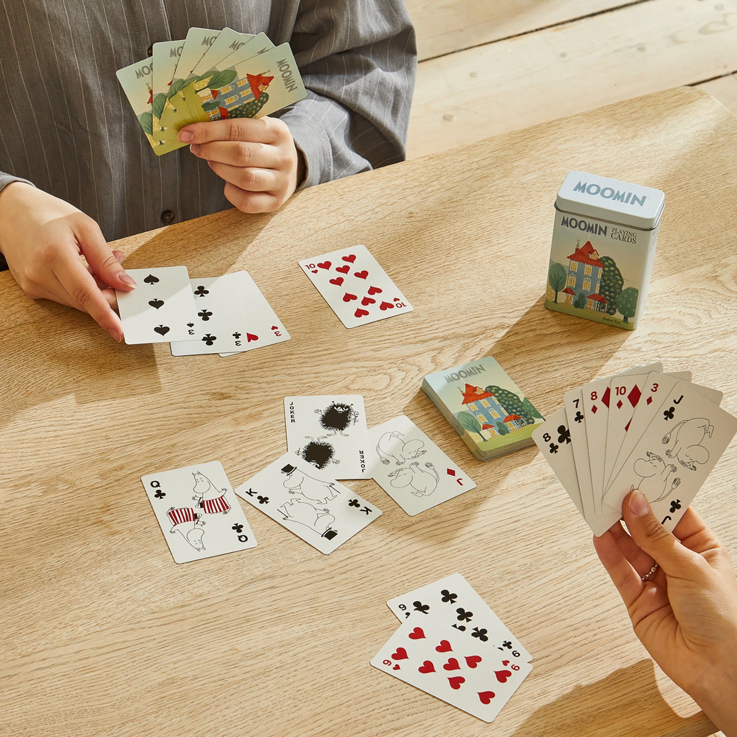 Mumi - Spillekort - Blik - Hus