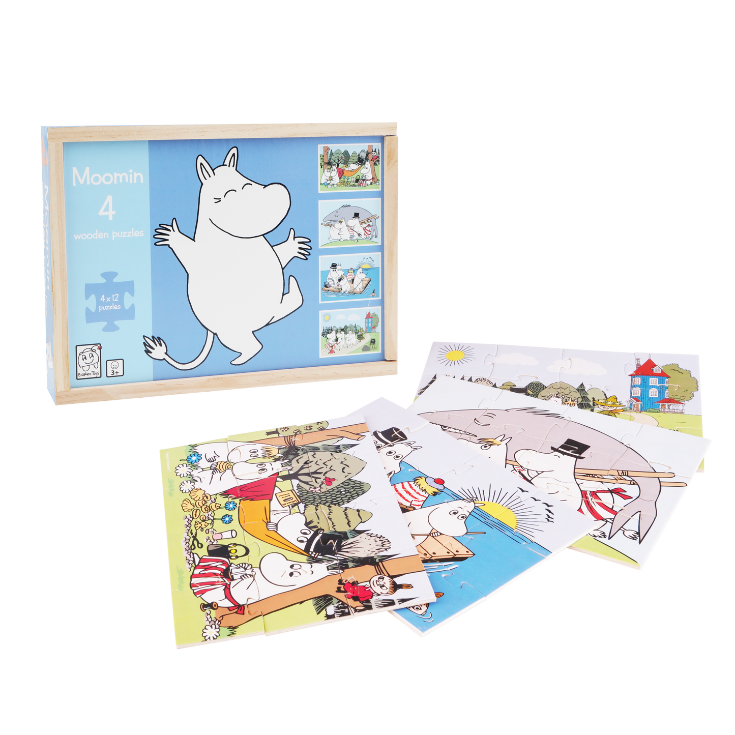 Moomin 4 Wooden Puzzles