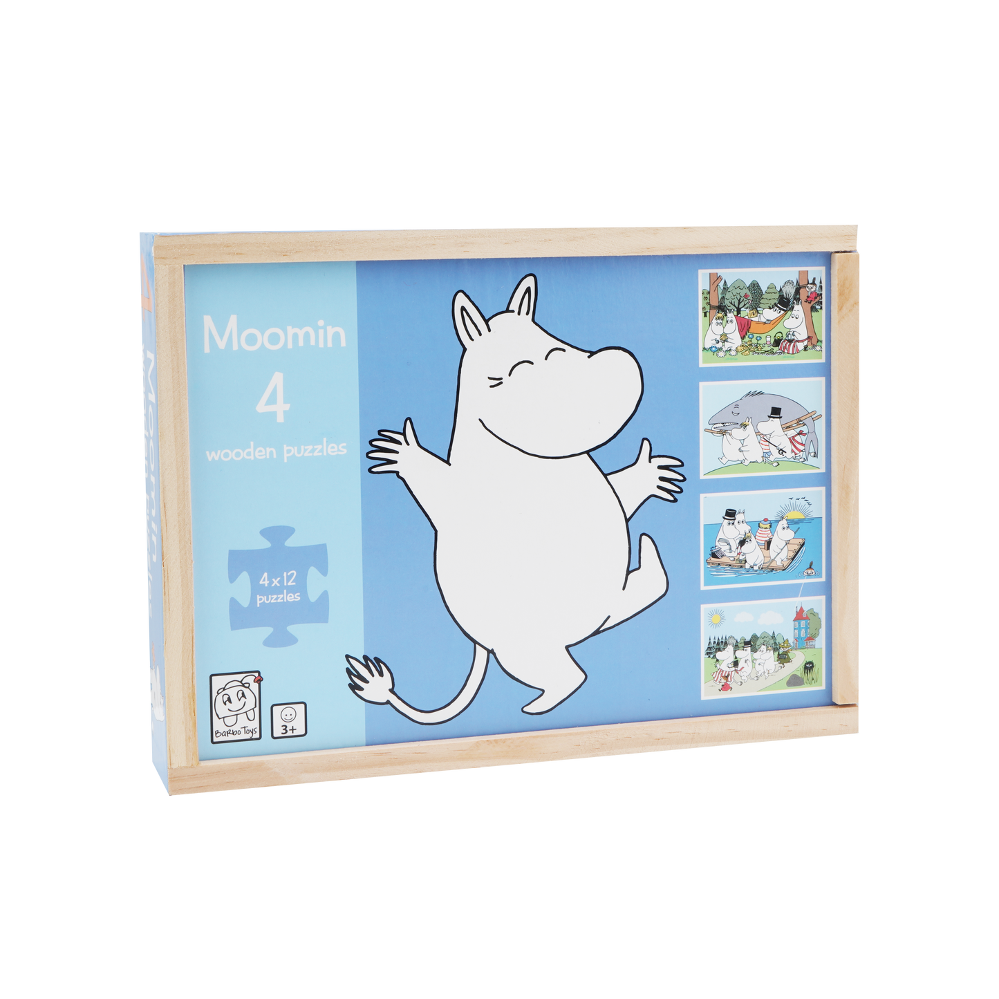 Moomin 4 Wooden Puzzles