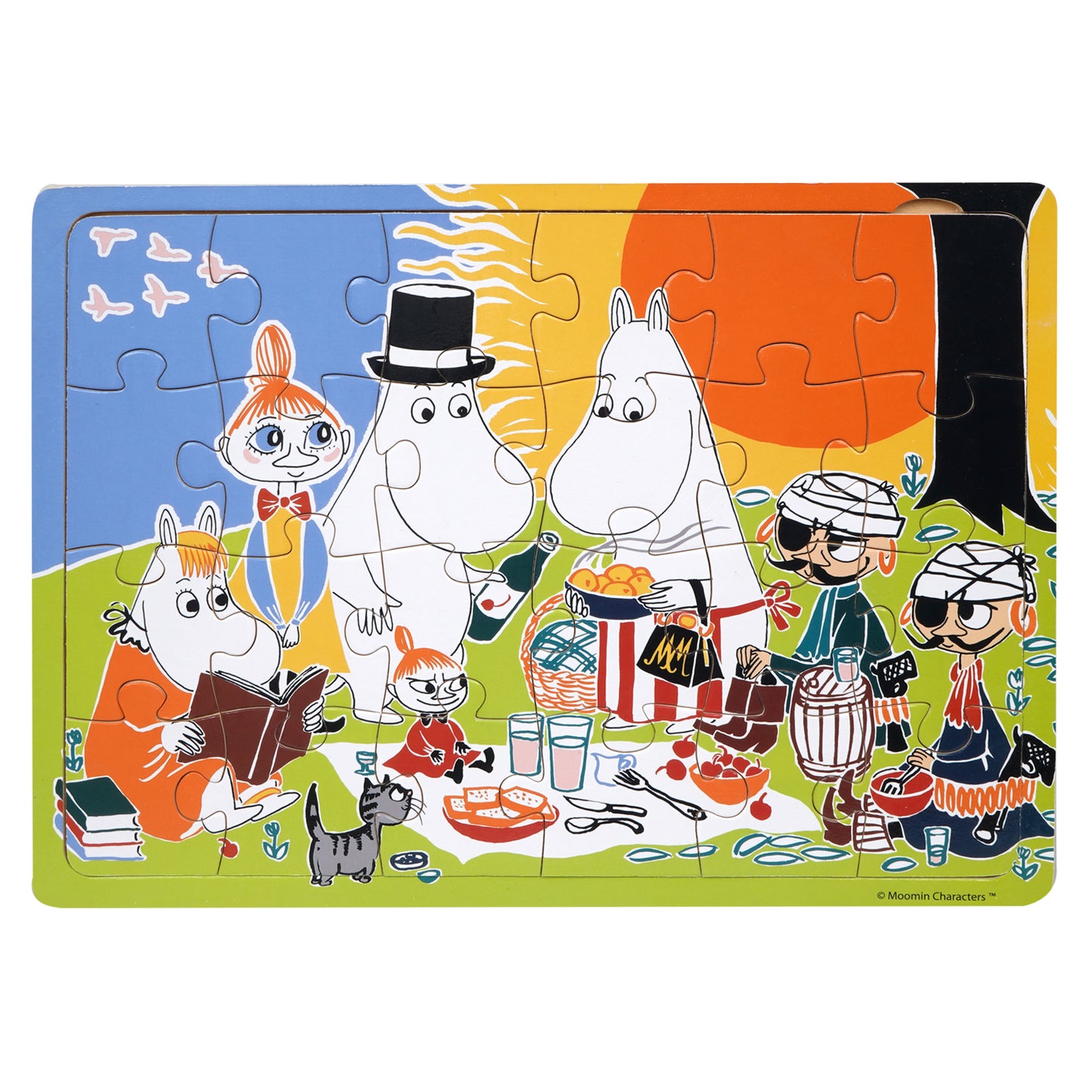 Moomin - Wooden Baby puzzles - Picnic