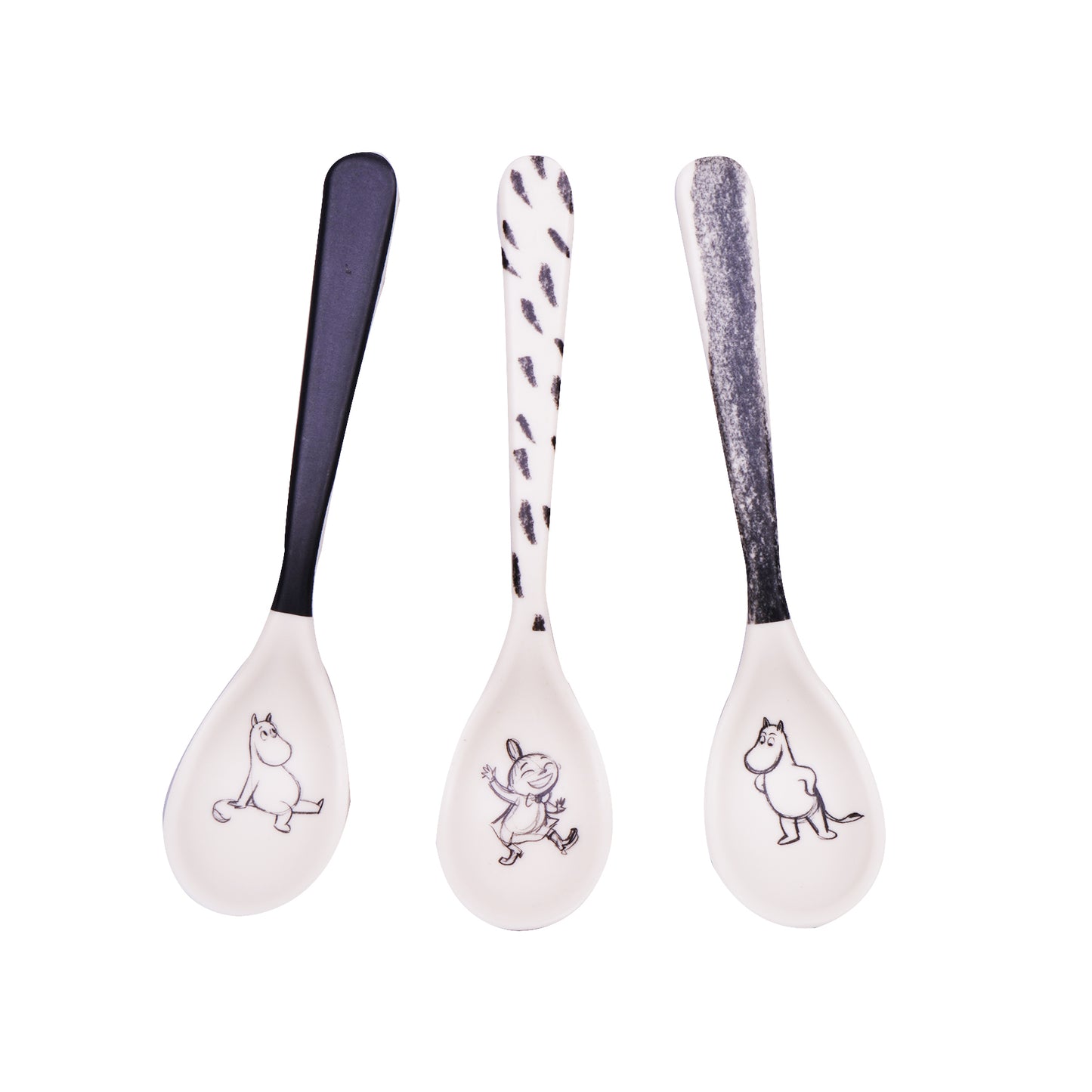 Moomin - 100% Melamine 3 spoon set - Moomin