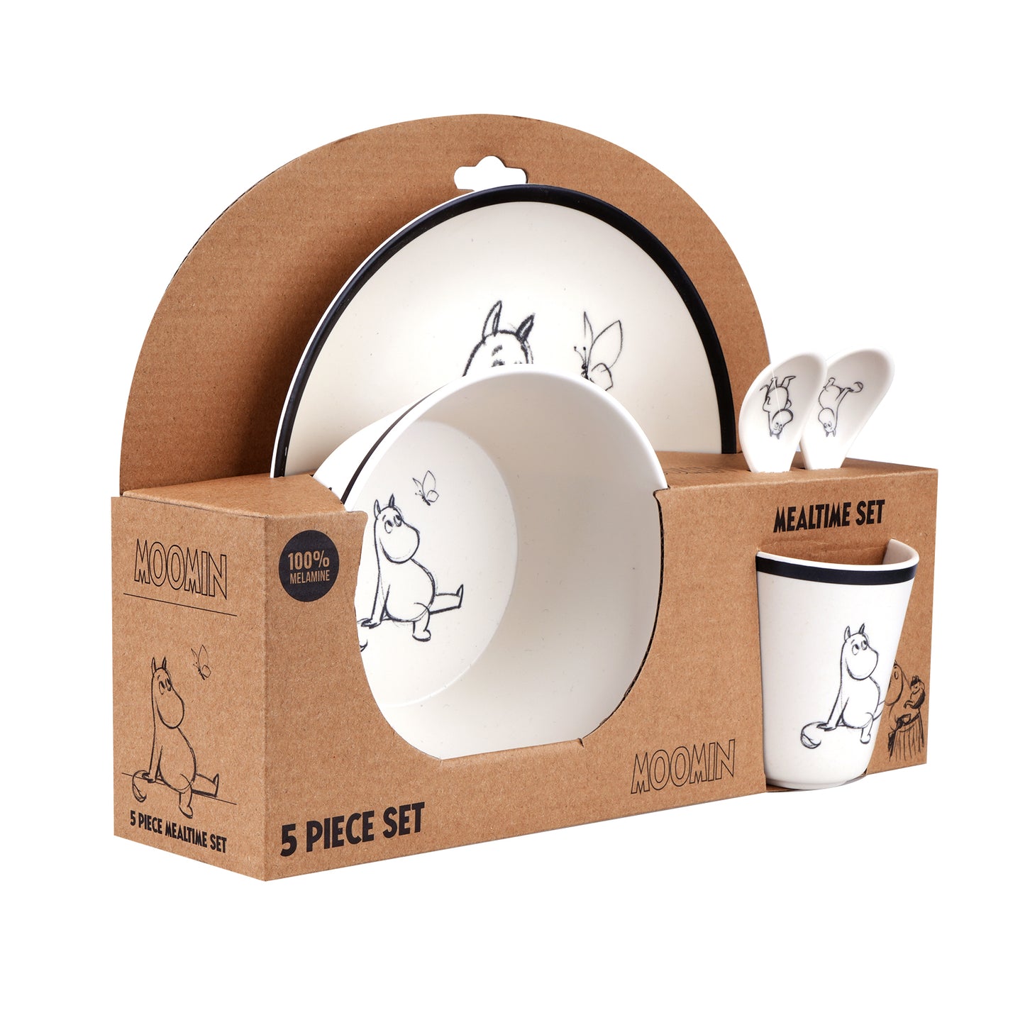 Moomin 5 pcs Mealtime Set - Moomin
