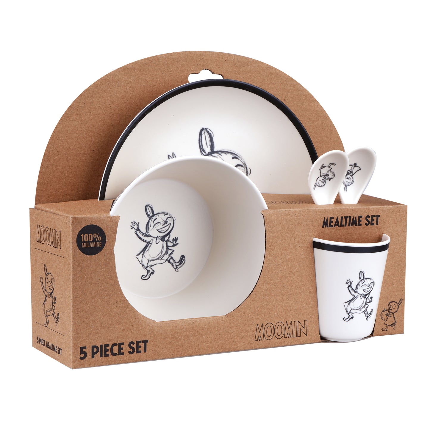 Moomin 5 pcs Meal time Dinner Set - Little My