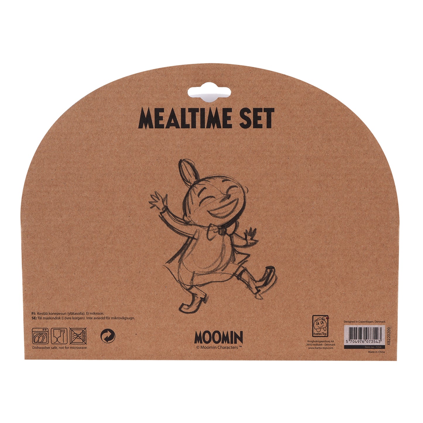 Moomin 5 pcs Meal time Dinner Set - Little My