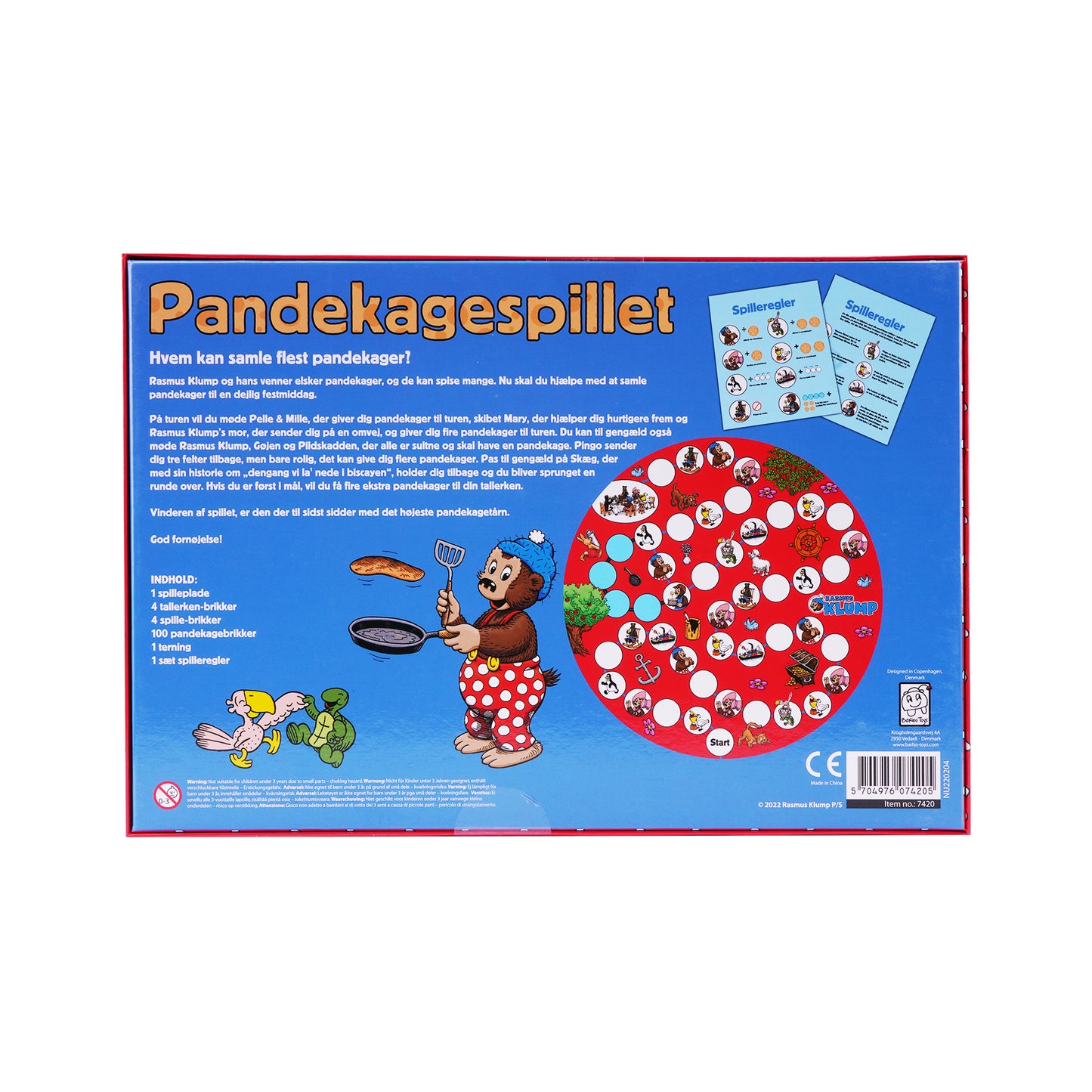 Rasmus Klump - Pandekagespillet DK