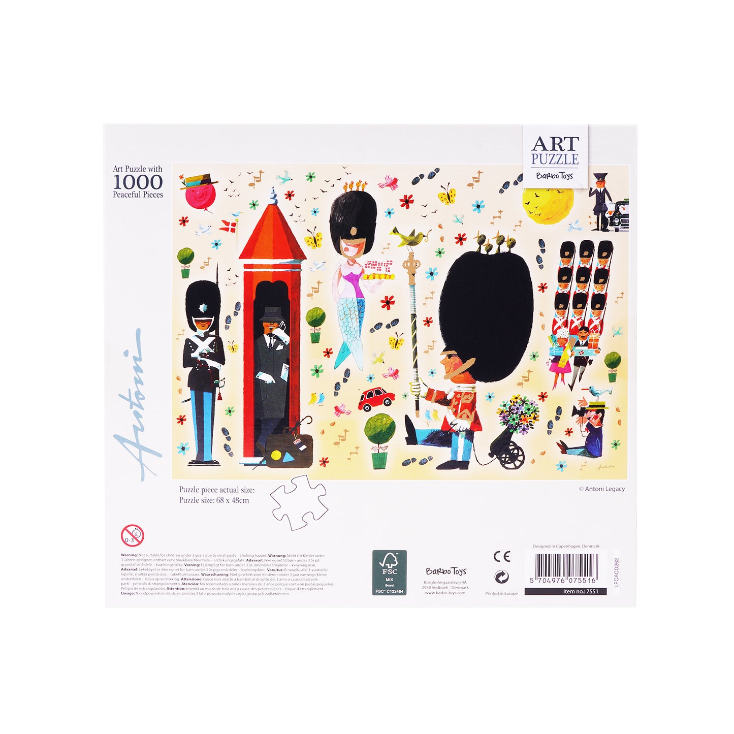 Ib Antoni - Art Puzzle - 1000 pcs - Royal Guard - FSC