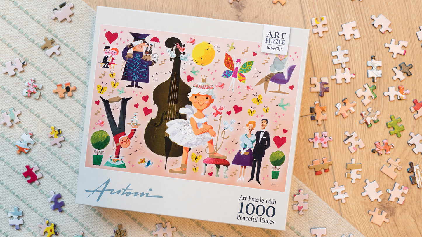Ib Antoni -  Art Puslespil - 1000 brikker - Ballerina