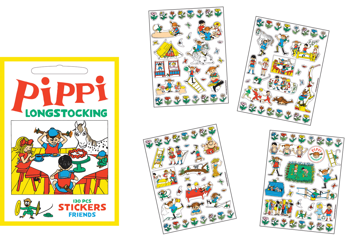 Pippi - Stickers - Friends