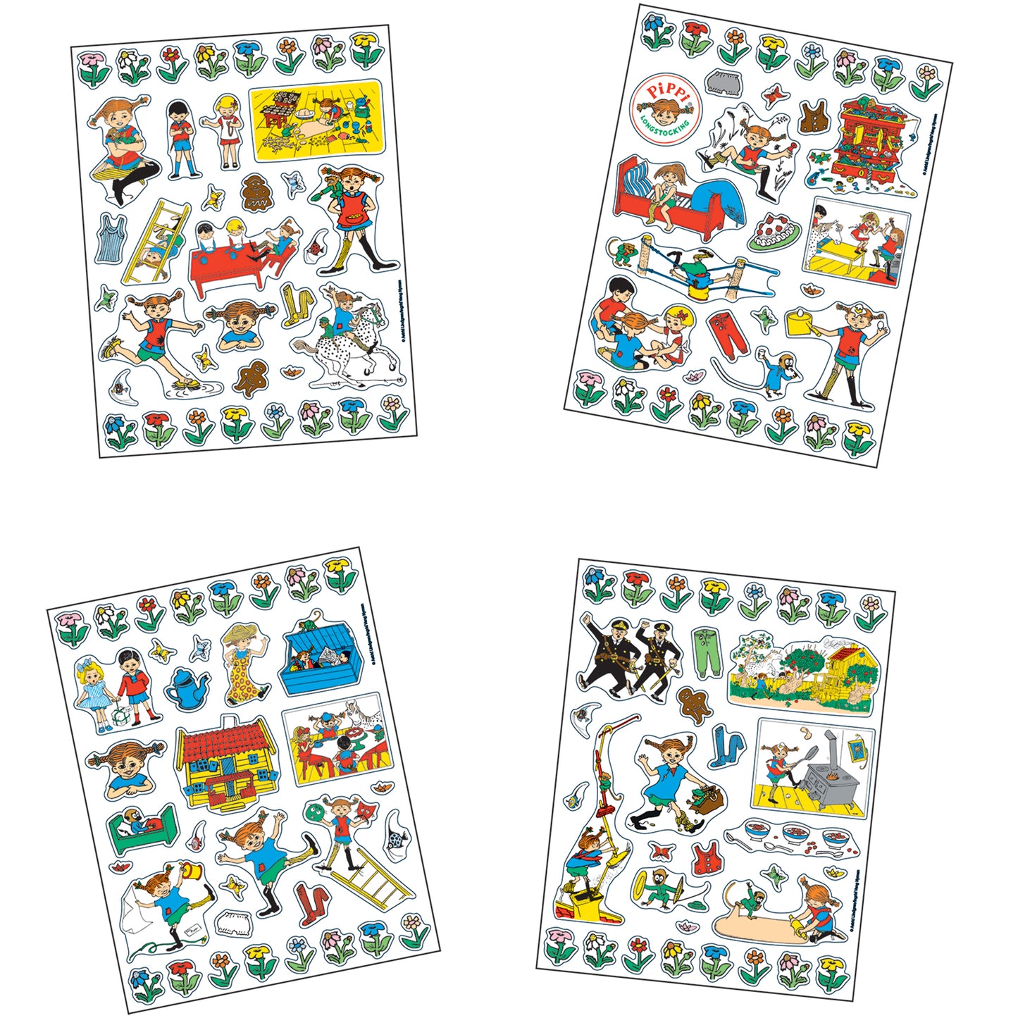 Pippi - Stickers - Villa Villekulla