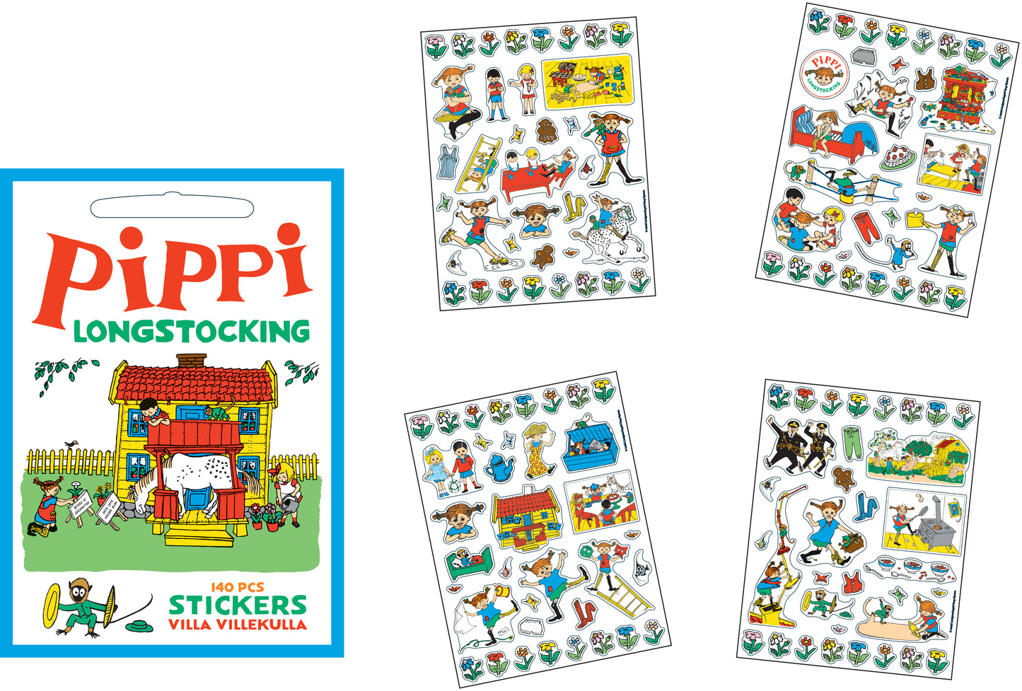 Pippi - Stickers - Villa Villekulla