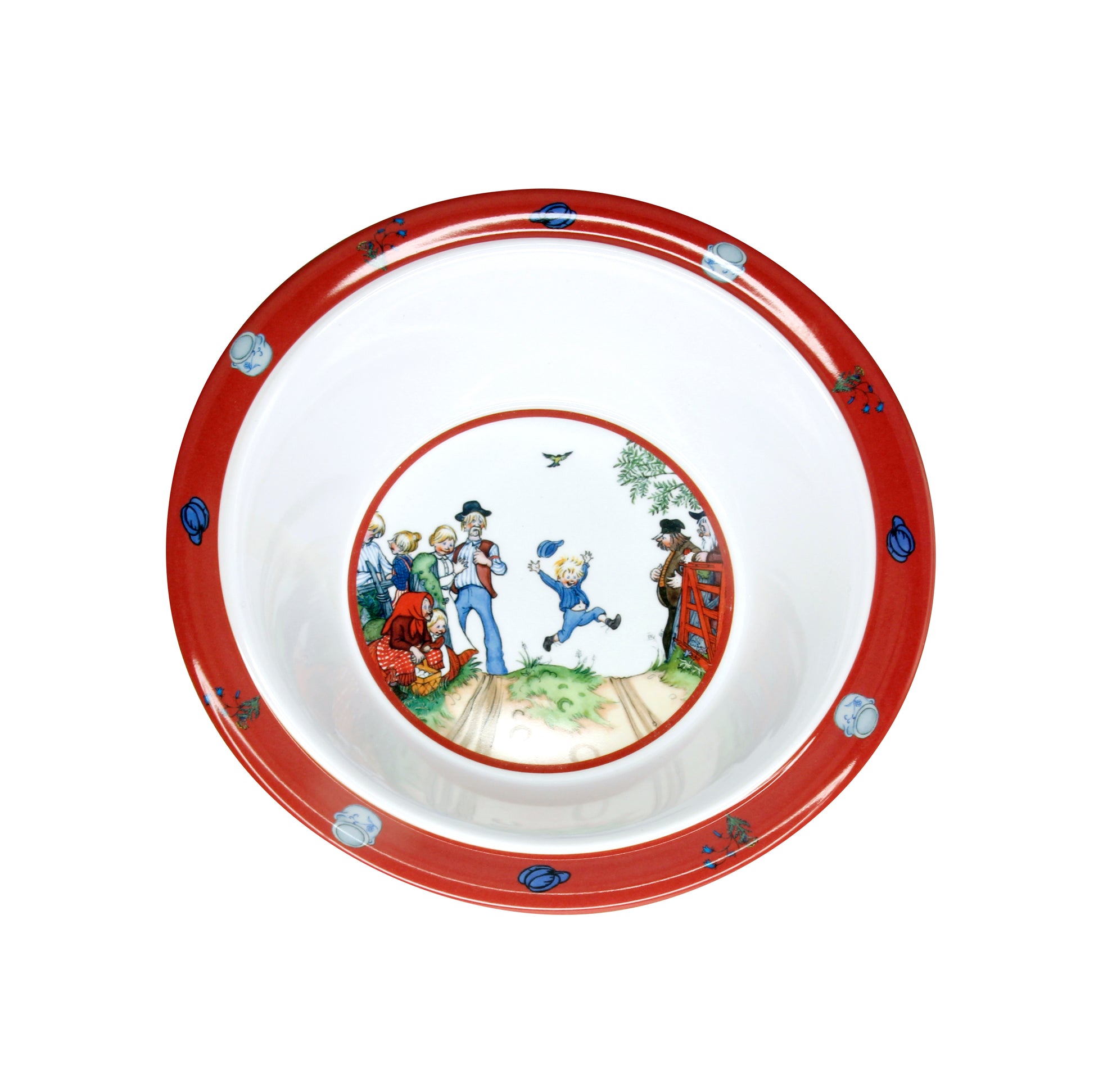 Bowl with Emil from Lønneberg in 100 % melamine