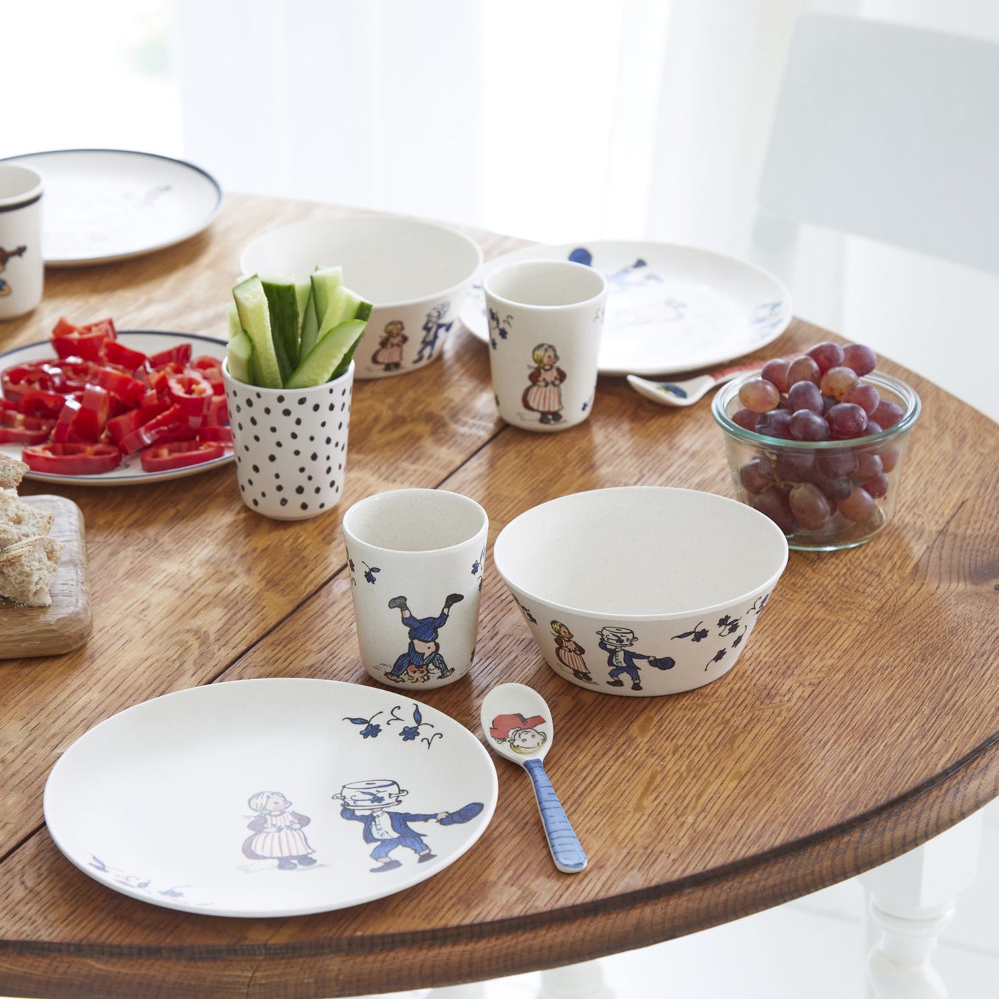 Emil - 100% Melamin - Mealtime Set 5 pcs- Trend