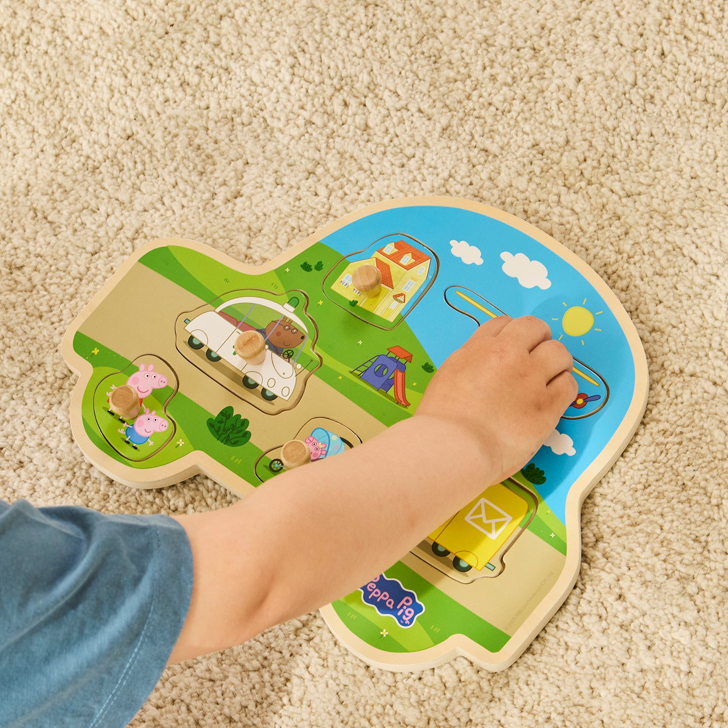 Peppa Pig - Wooden Puzzle - Transport