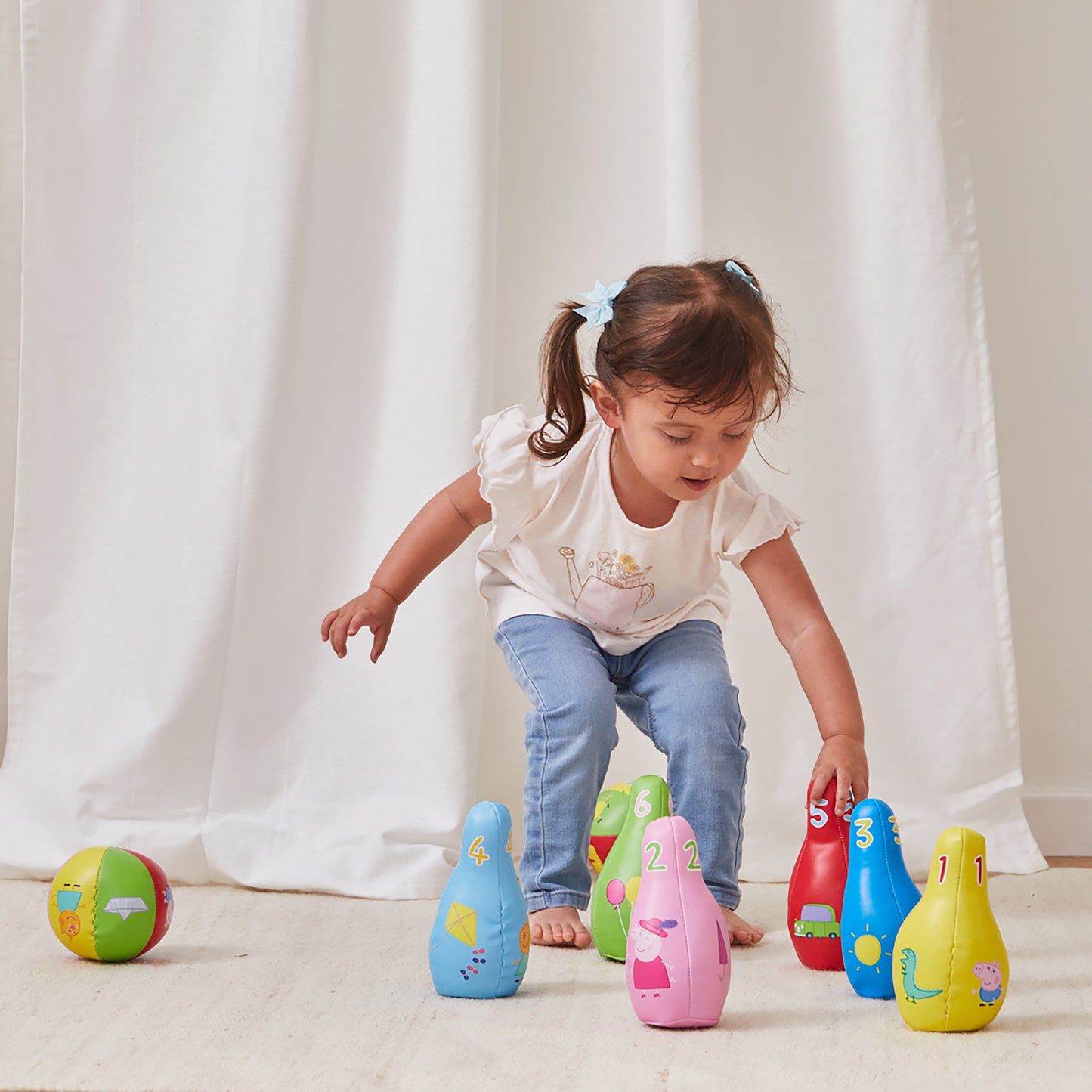 Peppa Pig - Soft Bowling Set
