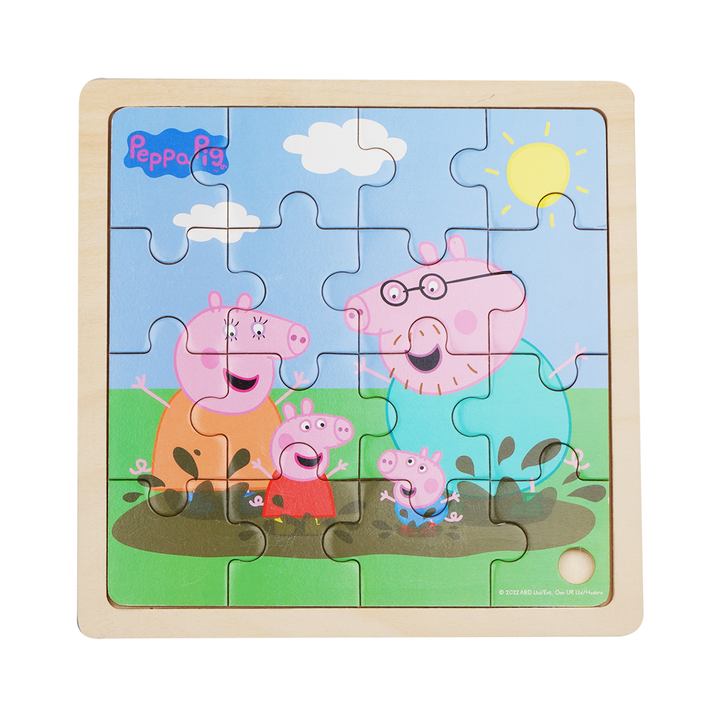 Peppa Pig - Wooden Puzzle - Mud