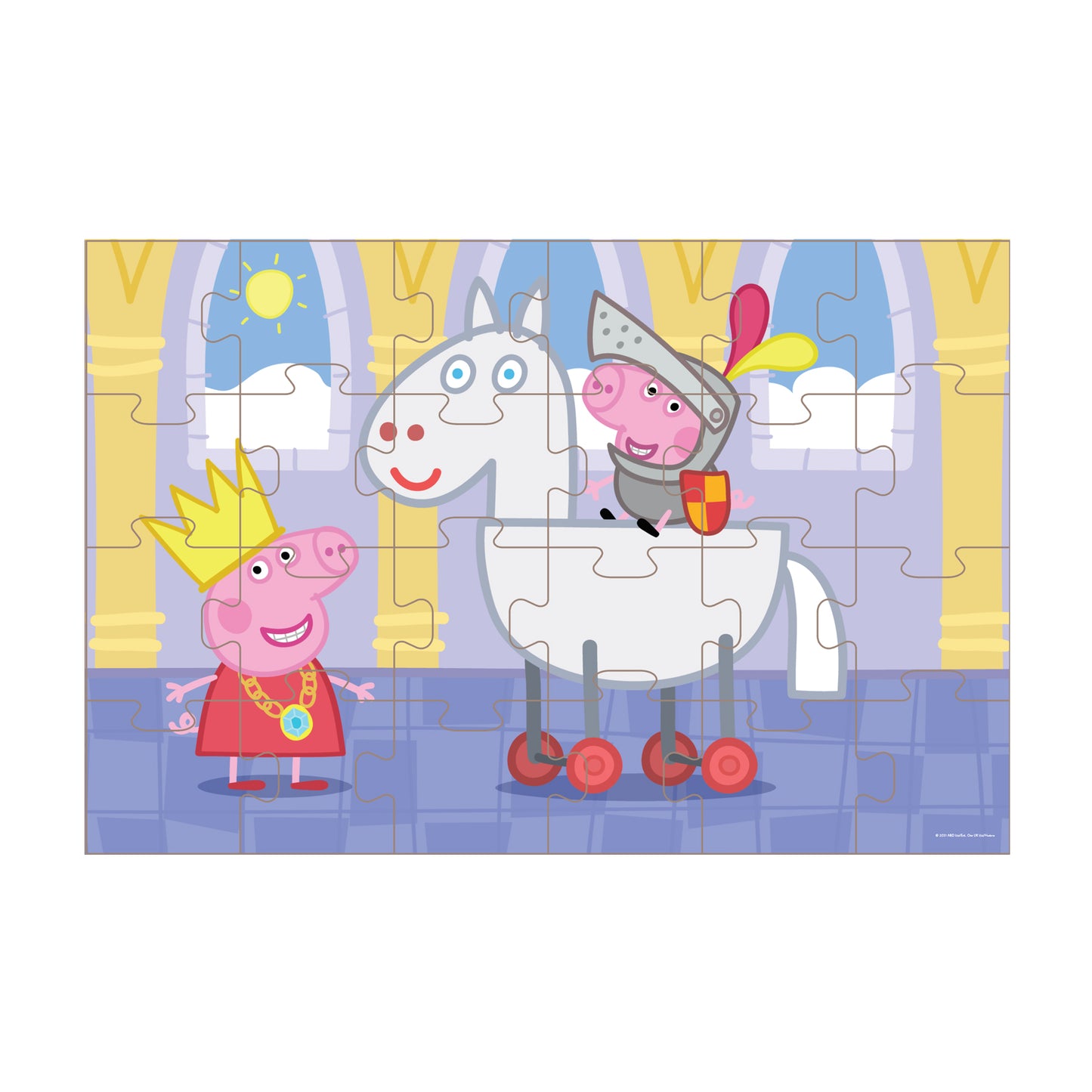 Peppa Pig - Puzzle Suitcase - Peppa Princess