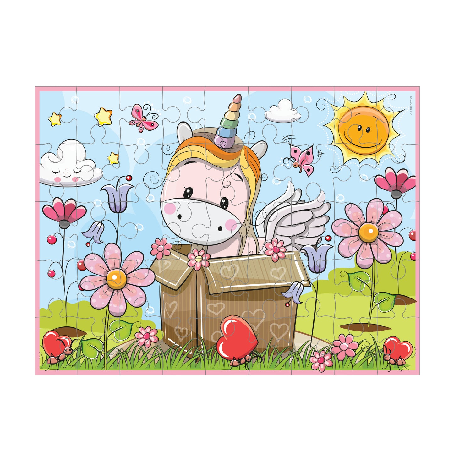Lillie and Ellie - Puzzle box - Unicorn