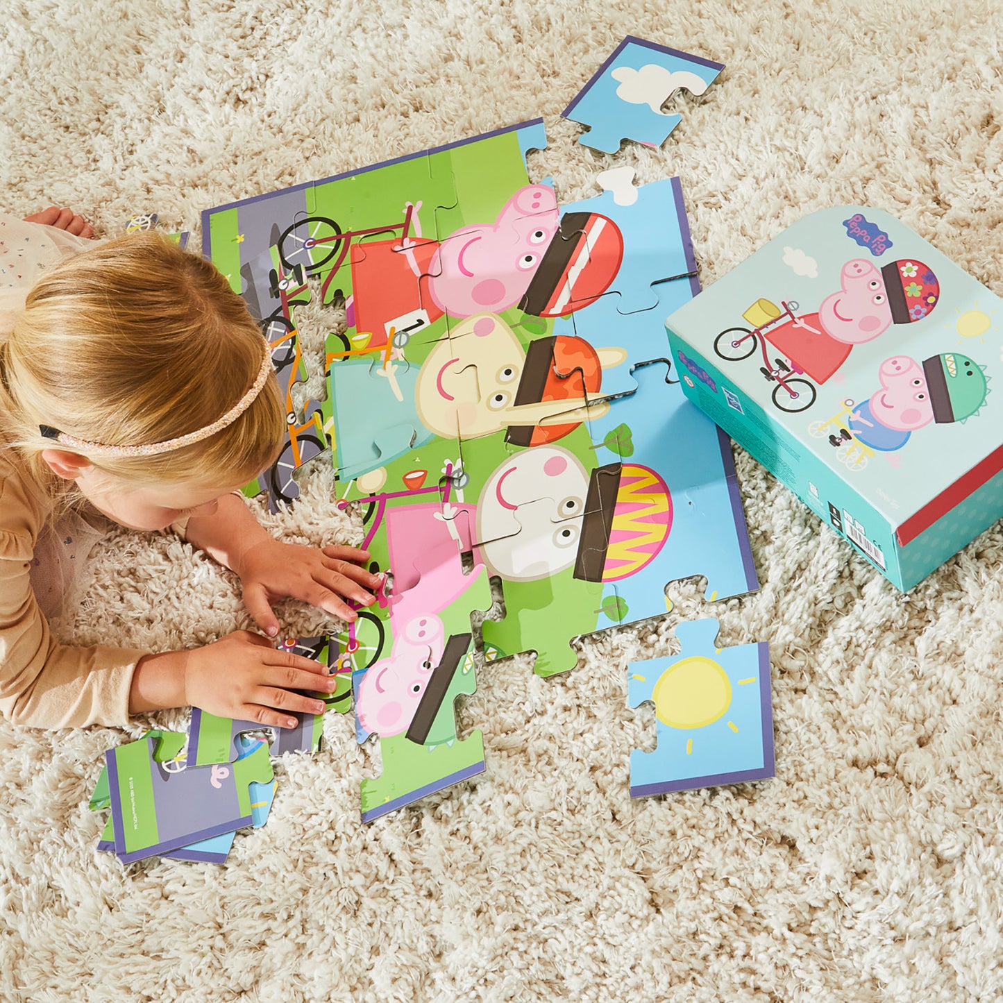 Peppa Pig Suitcase with Puzzle