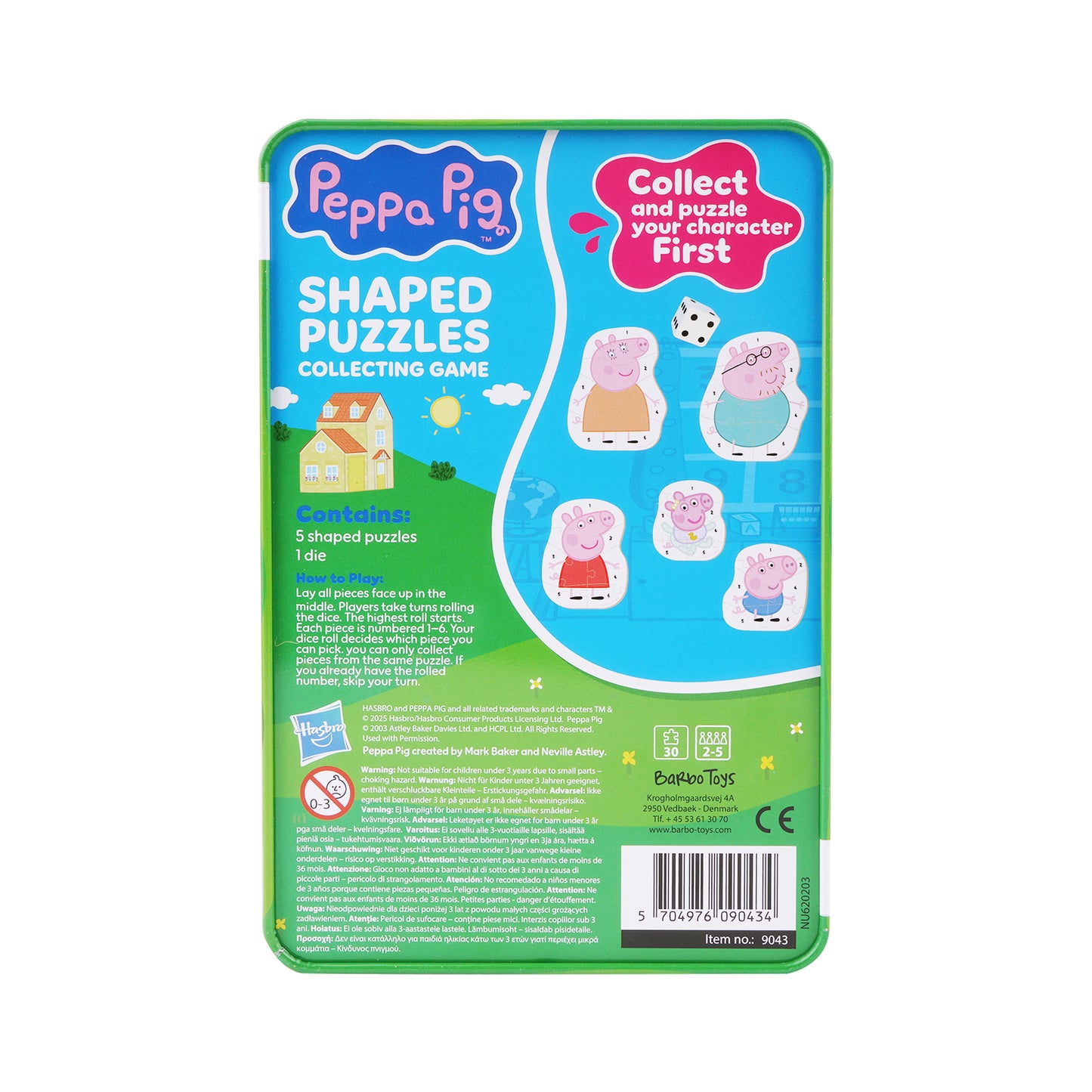 Gurli Gris - Puslespil i Tin Æske