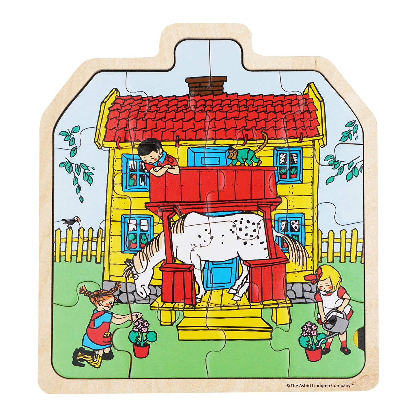 Pippi - Wooden House Puzzle