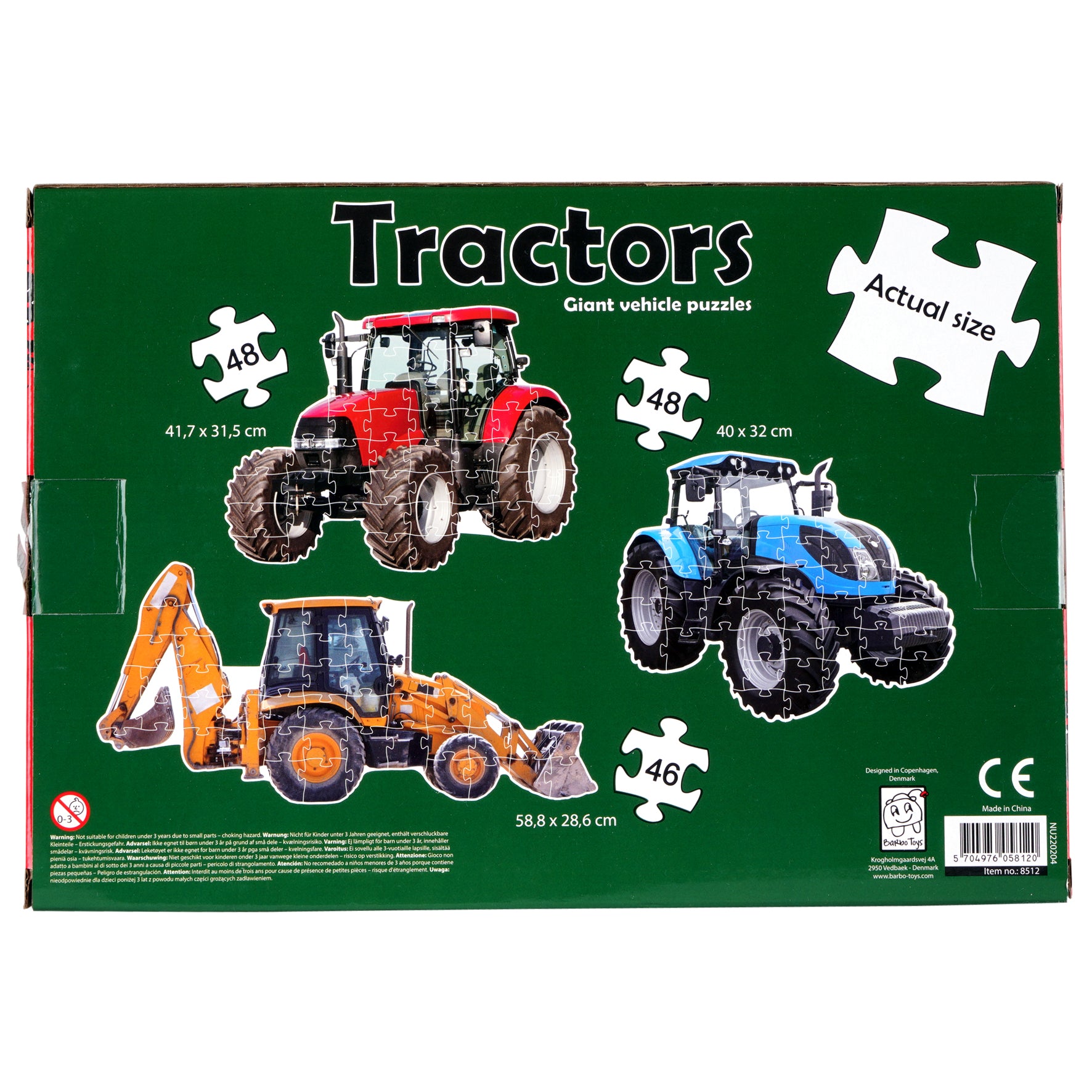 tractors giant 3 puzzles