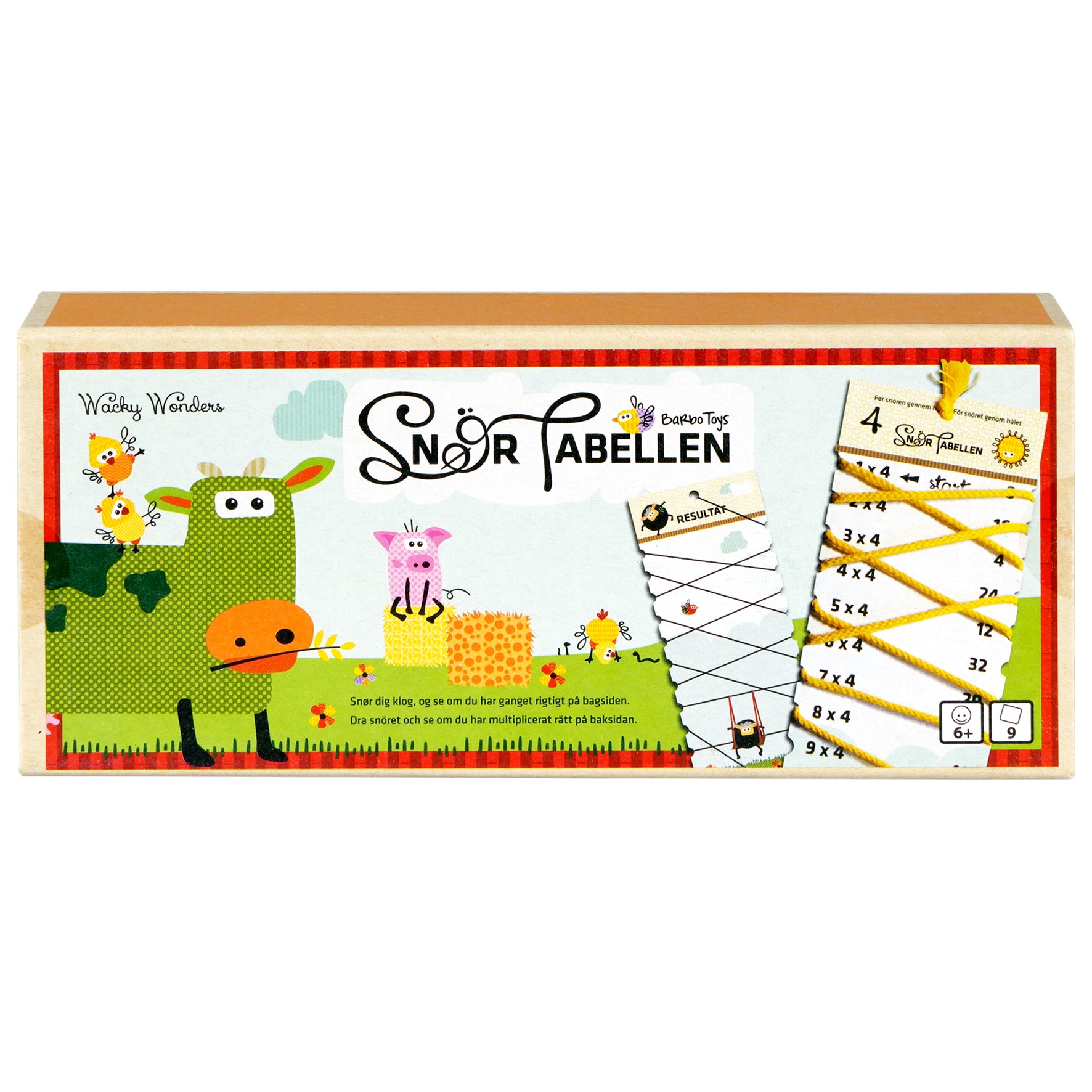 wacky wonders snør tabellen