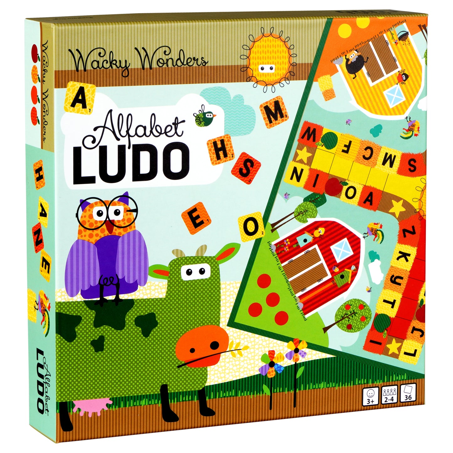 alfabet ludo box game