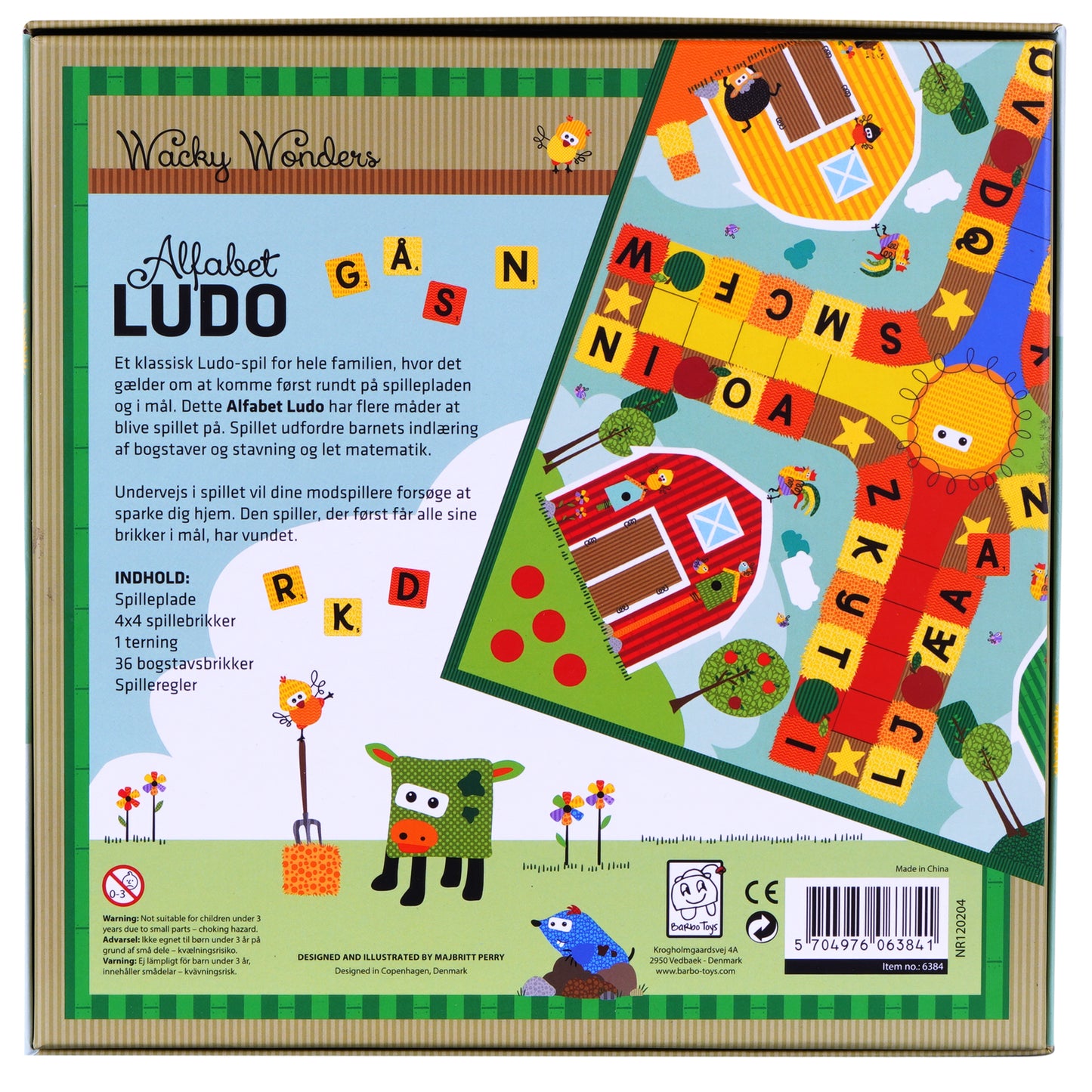 alfabet ludo box game