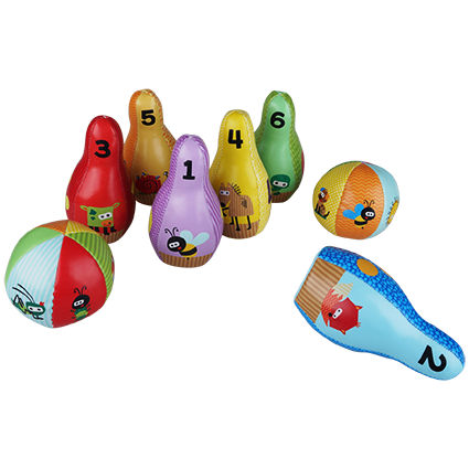 Wacky Wonders Blødt Bowlingssæt