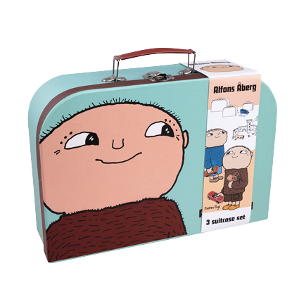 Alfons Åberg 3 Suitcase set