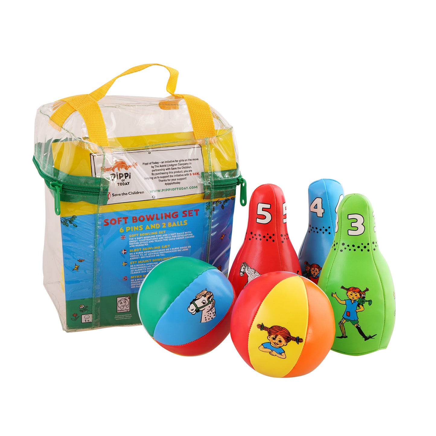 Pippi Soft Bowling Set