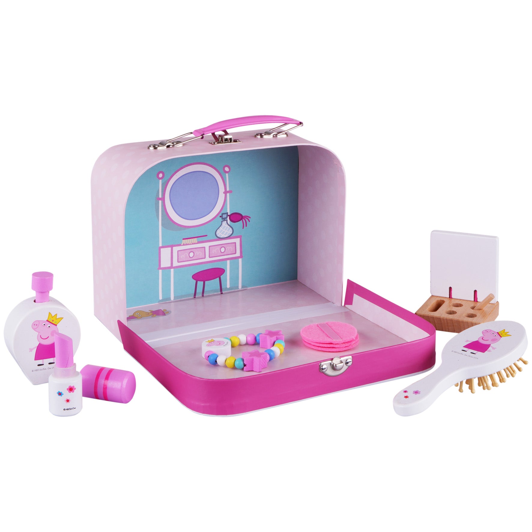 peppa pig beauty set suitcase