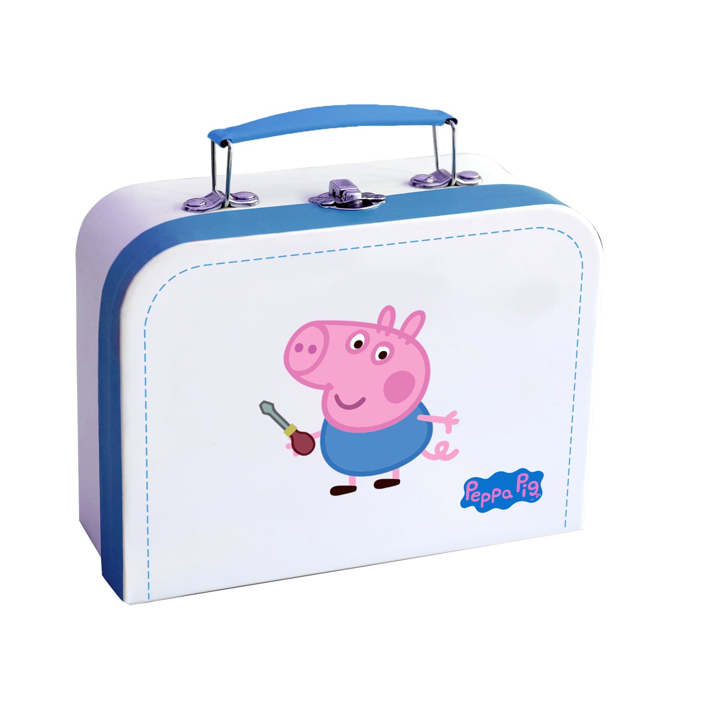 peppa pig george tool set suitcase