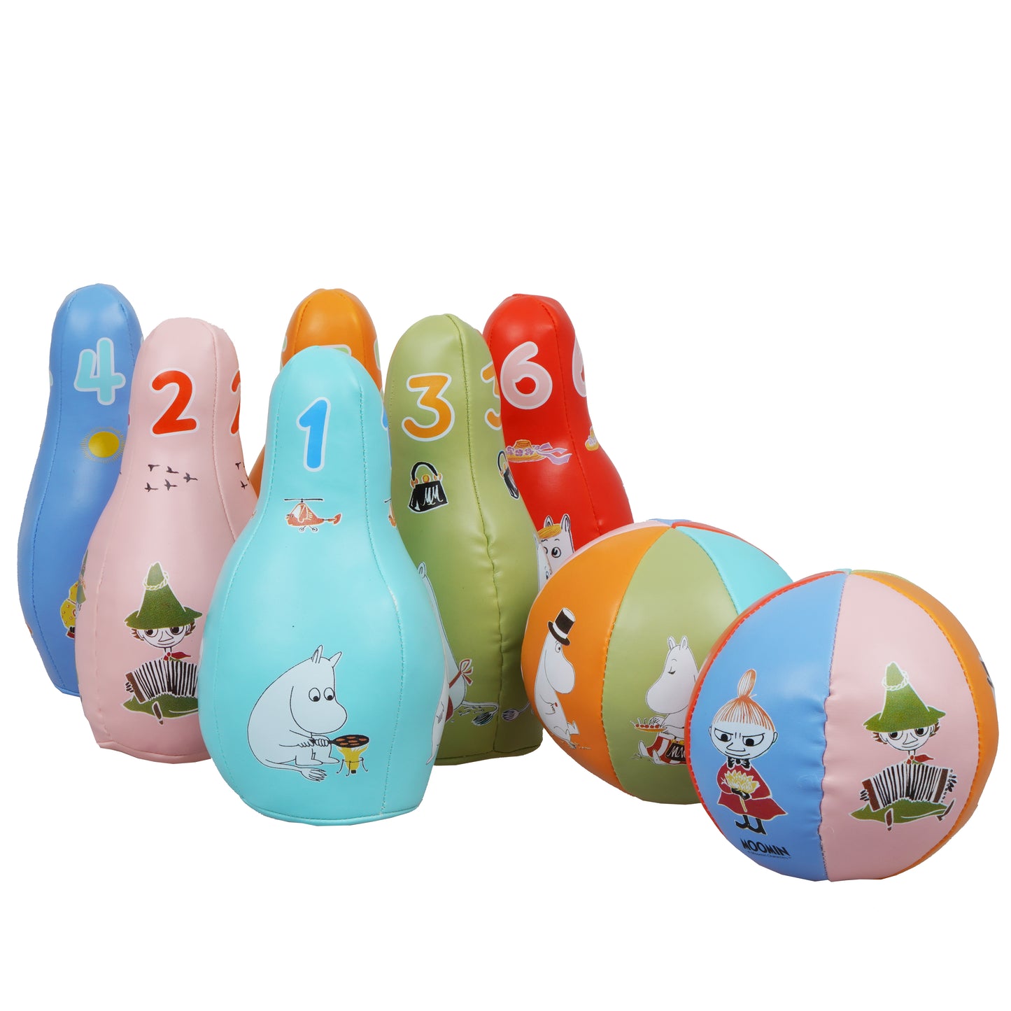 Mumi - Bowlingssæt - Pastel