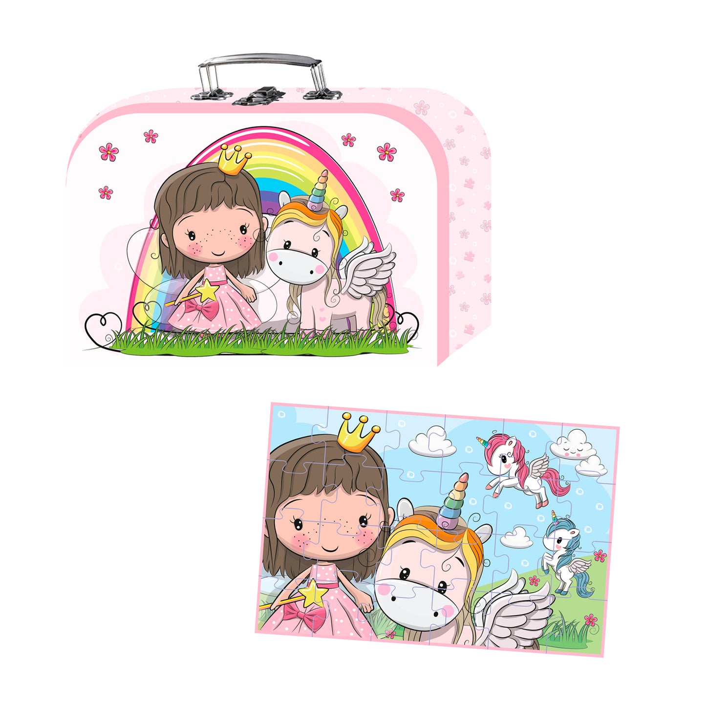 Lillie and Ellie - Suitcase with Puzzle