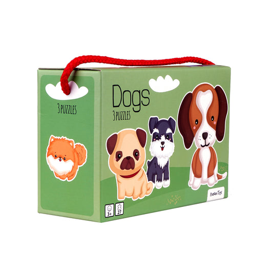 Little Bright Ones - 3 puslespil - Hunde