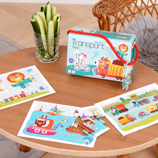 Little Bright Ones - 3 Puzzles - Transport