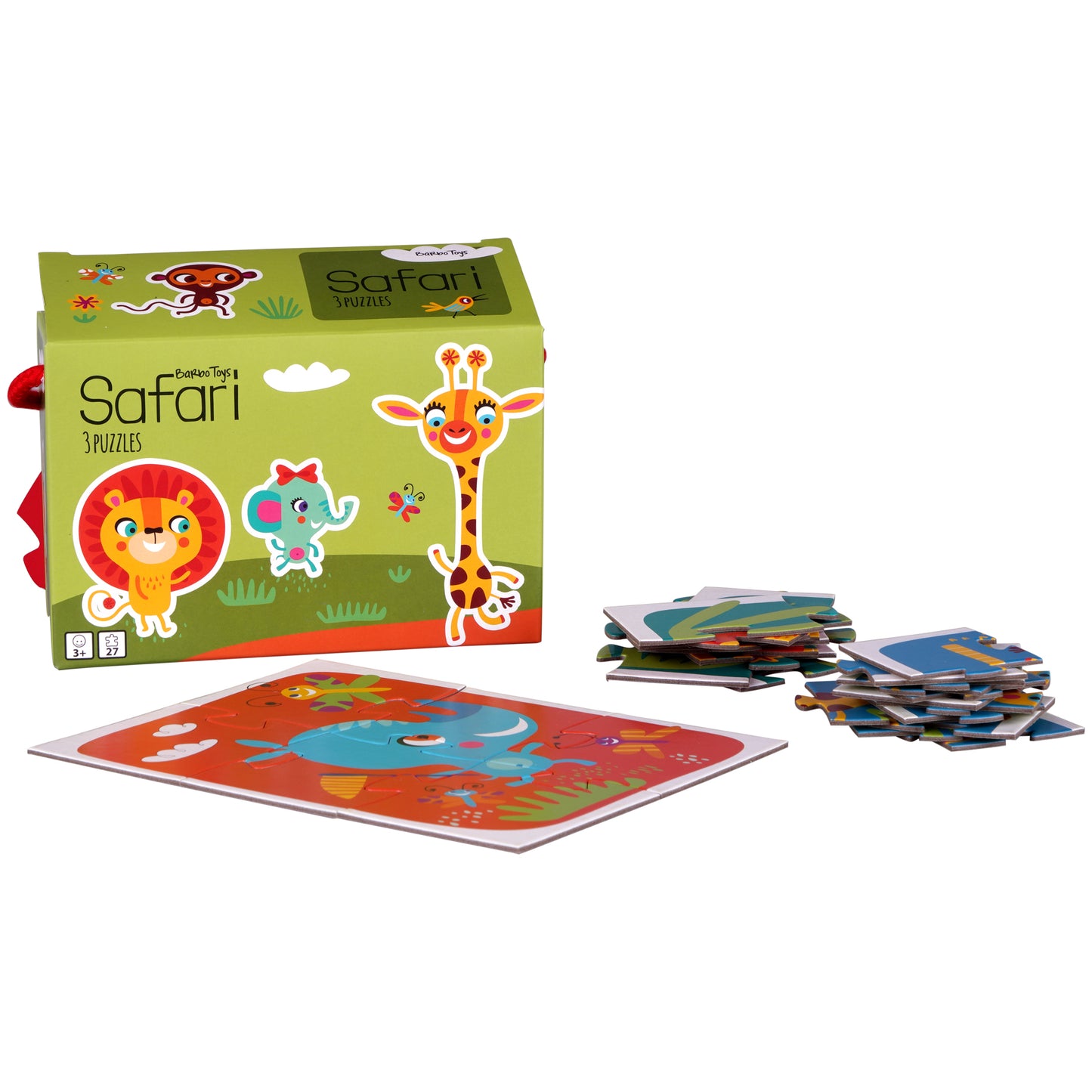 Little Bright Ones - 3 Puzzles - Safari