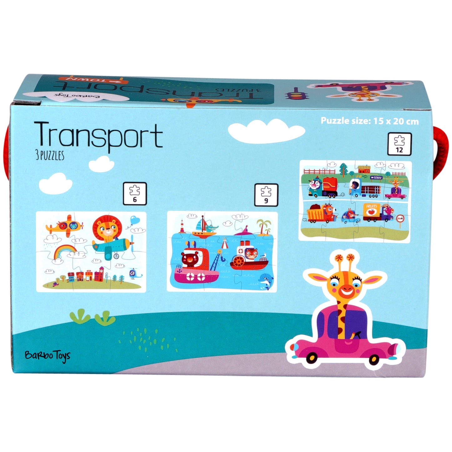 Little Bright Ones - 3 Puzzles - Transport